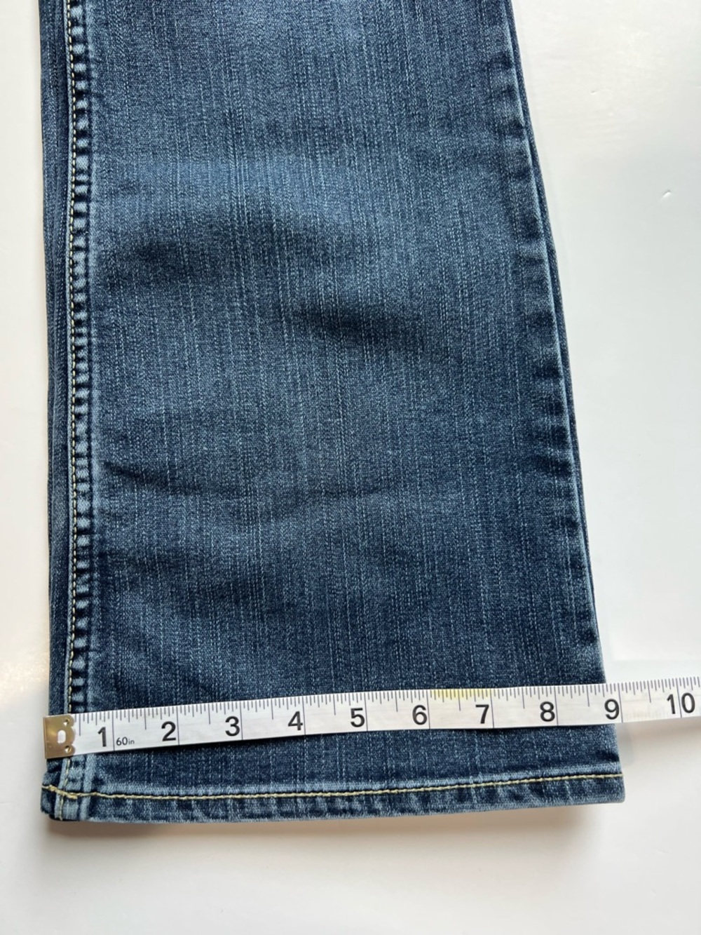 Silver Jeans Low Rise Flare Denim Blue Jeans Women's Size 28/33 Y2K Western Boho - Picture 11 of 12